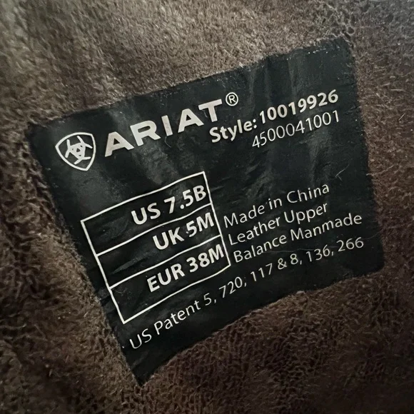 Women’s Ariat Zealous Boots. Red & Brown size: 7.5B - Picture 2 of 2